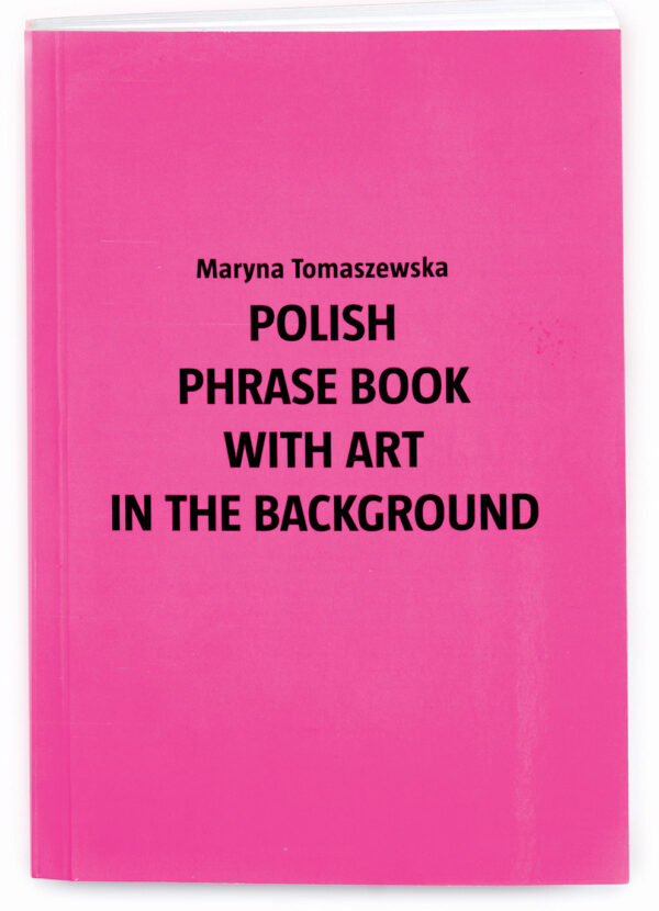 Polish Phrase Book with Art in the Background